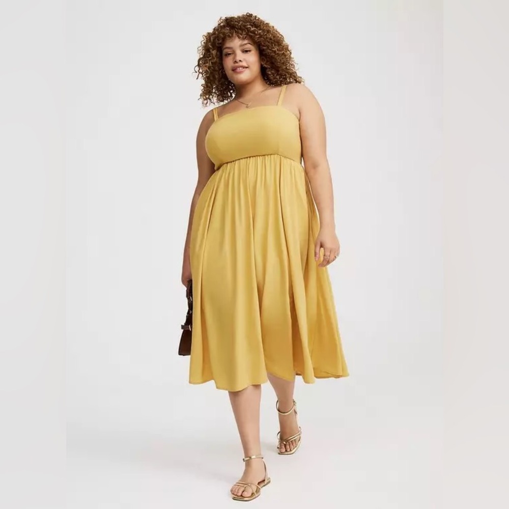 NWOT Torrid Midi Washable Challis Sundress